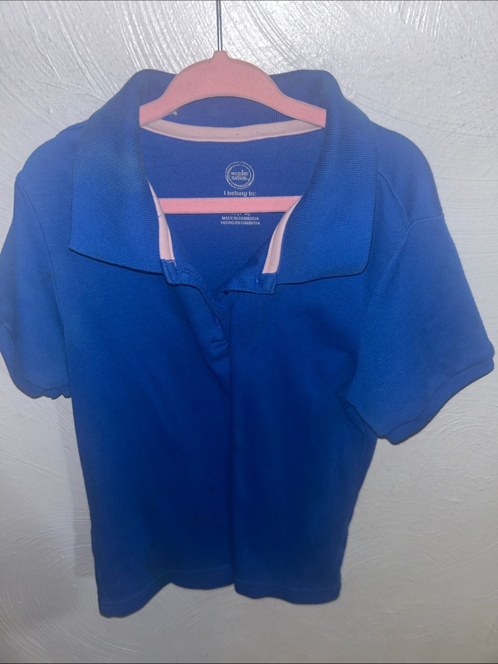 Kids Blue Polo Shirt - Unbranded